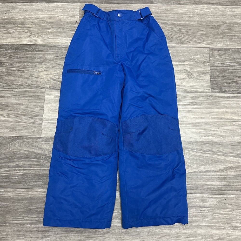 Swiss Tech Ski Snow Pants Youth M 8 Blue 24x22 Adjustable Insulated Outdoor